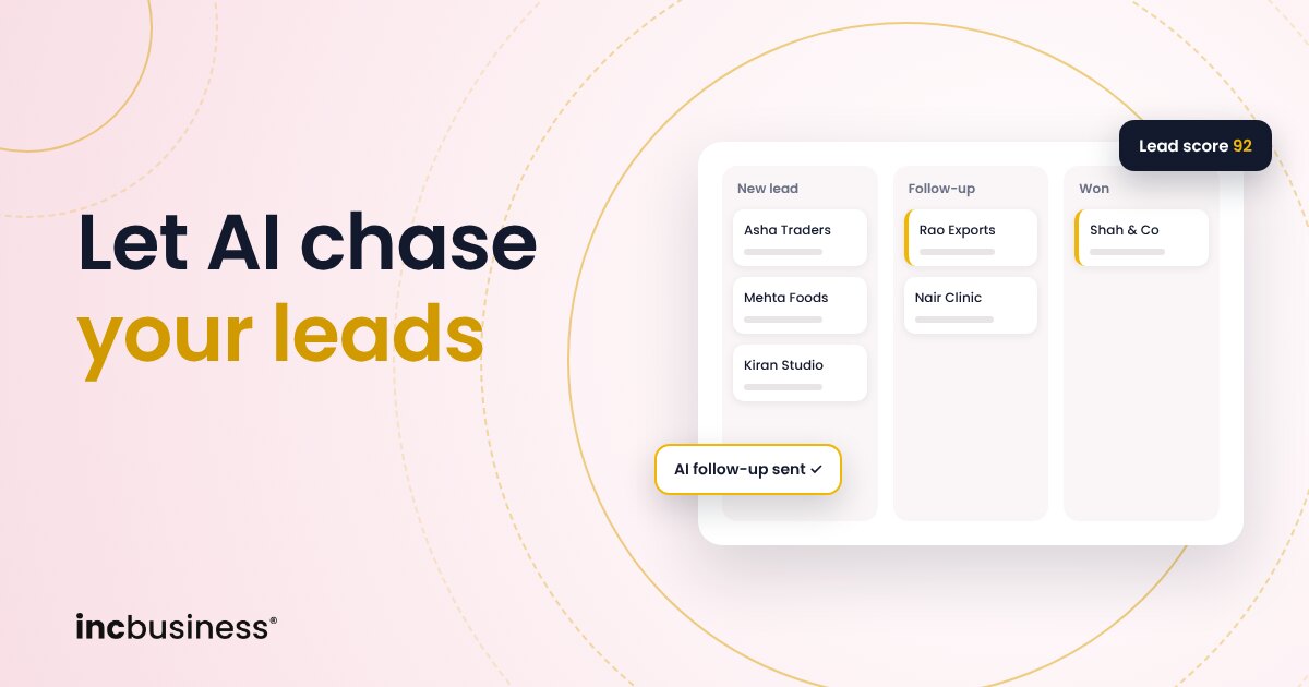 Pipeline board with a lead score and AI follow-up, cover for the best AI CRM tools