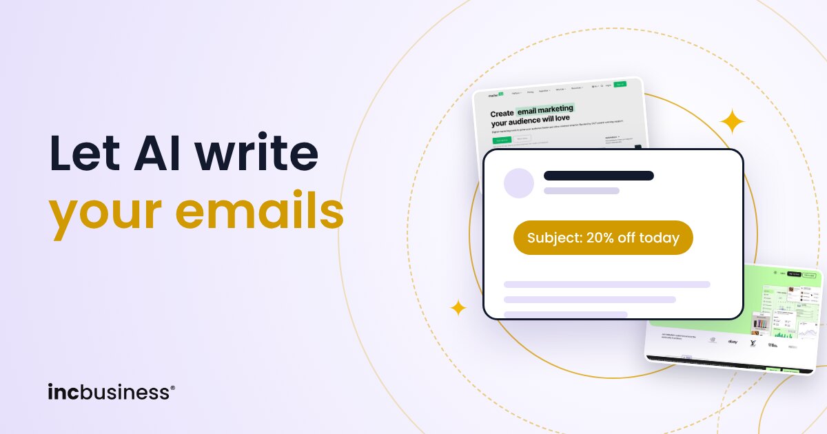 Let AI write your emails: cover for the best AI email marketing tools guide