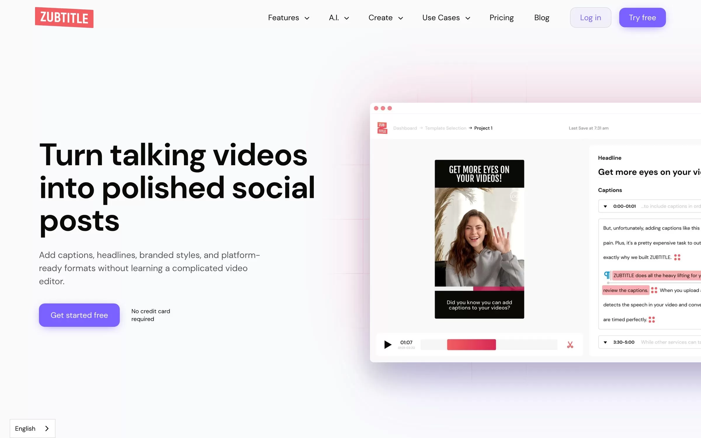 https://zubtitle.com/pricing, one of the best AI subtitle generators
