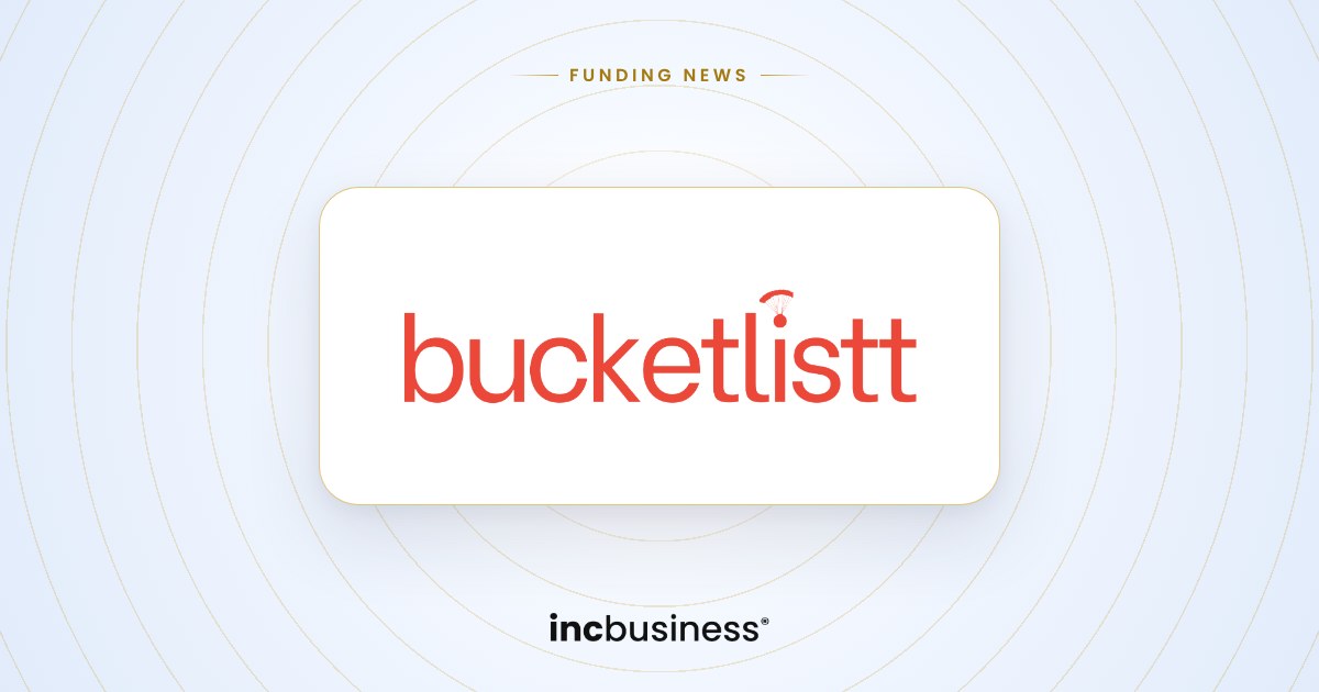 Bucketlistt funding: the Bucketlistt logo on a light background