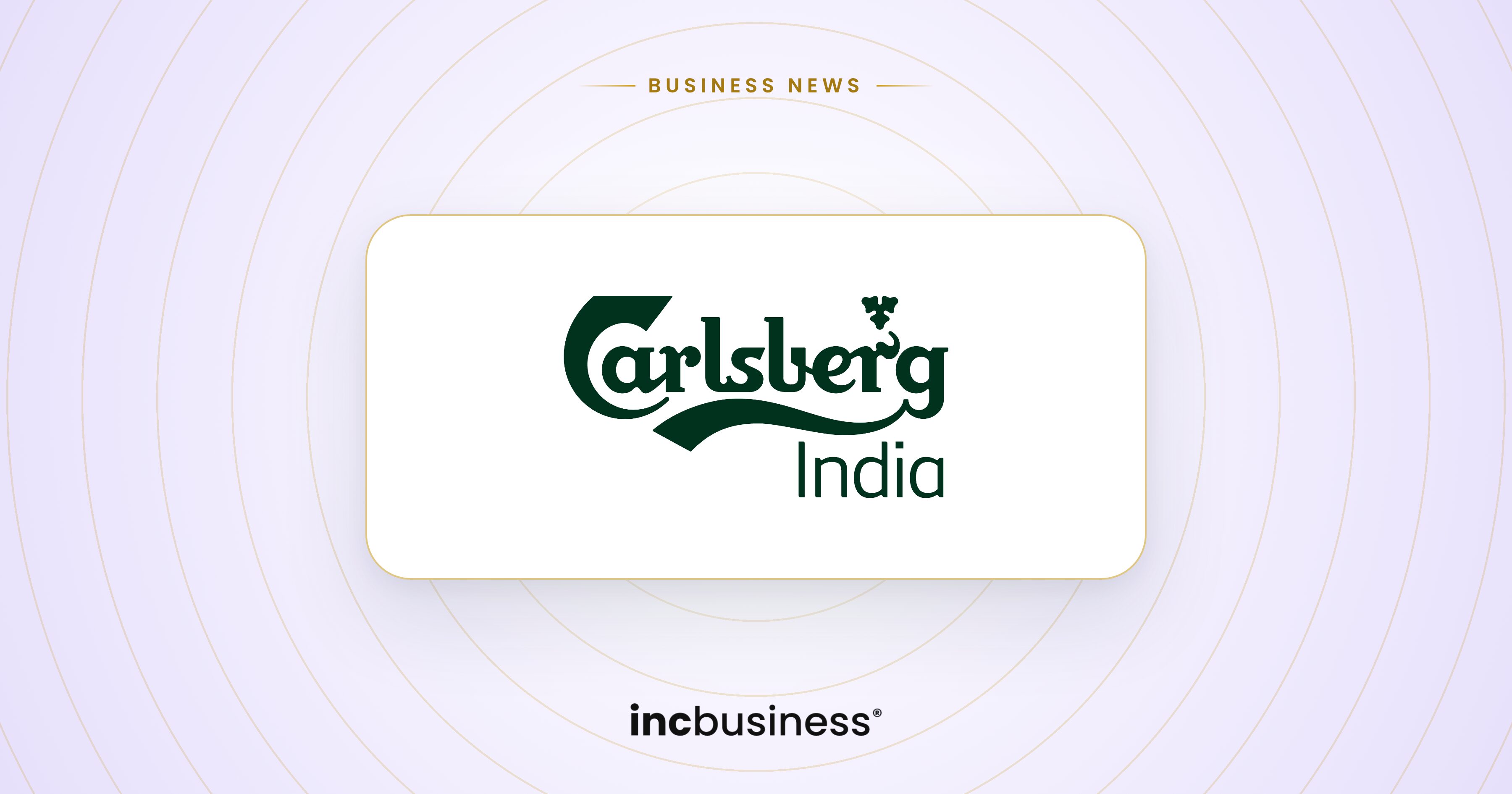 Carlsberg India business news: the Carlsberg India logo on a light background
