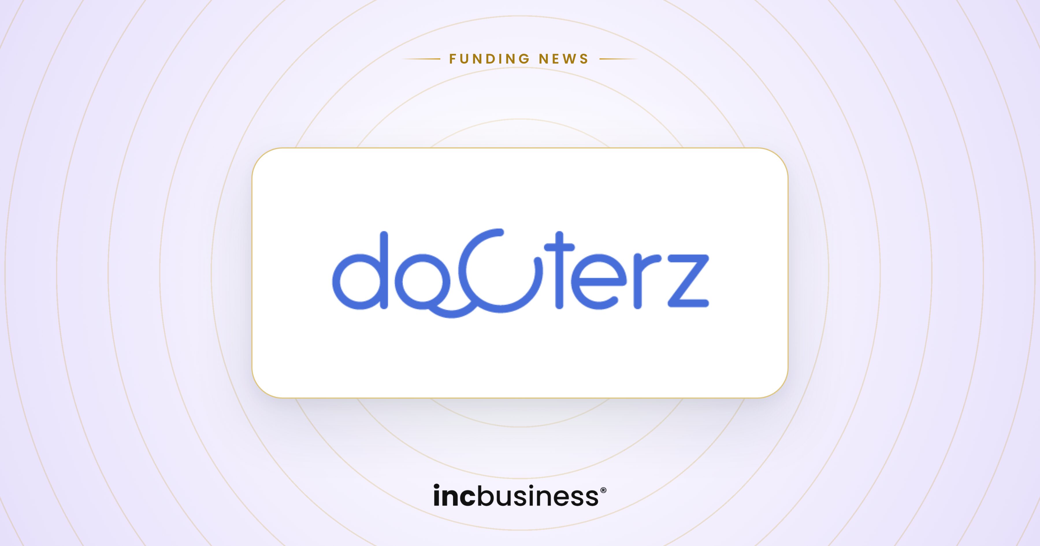 Docterz funding: the Docterz logo on a light background