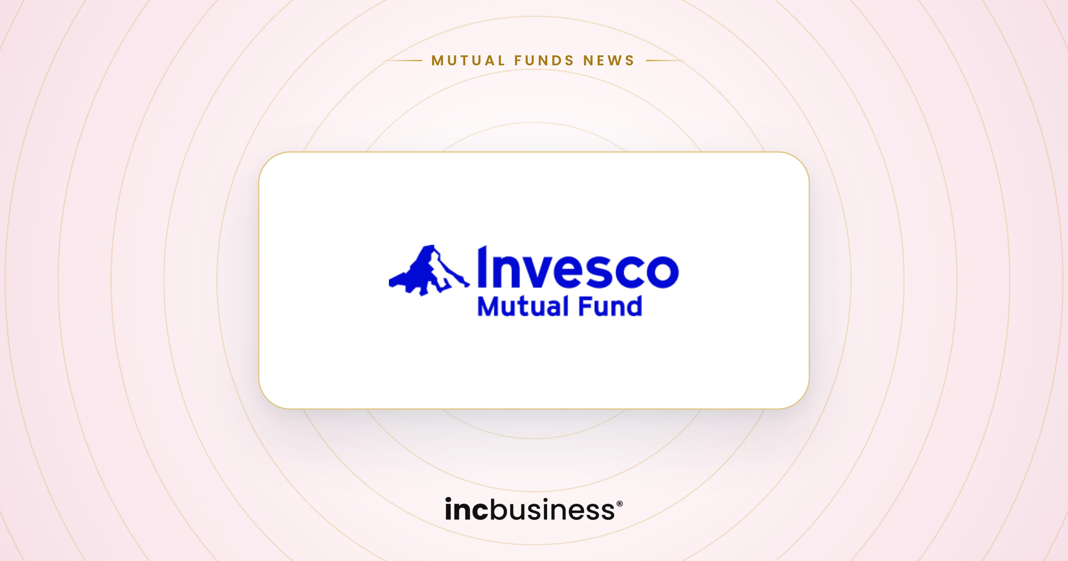 Invesco Mutual Fund news: the Invesco Mutual Fund logo on a light pink background