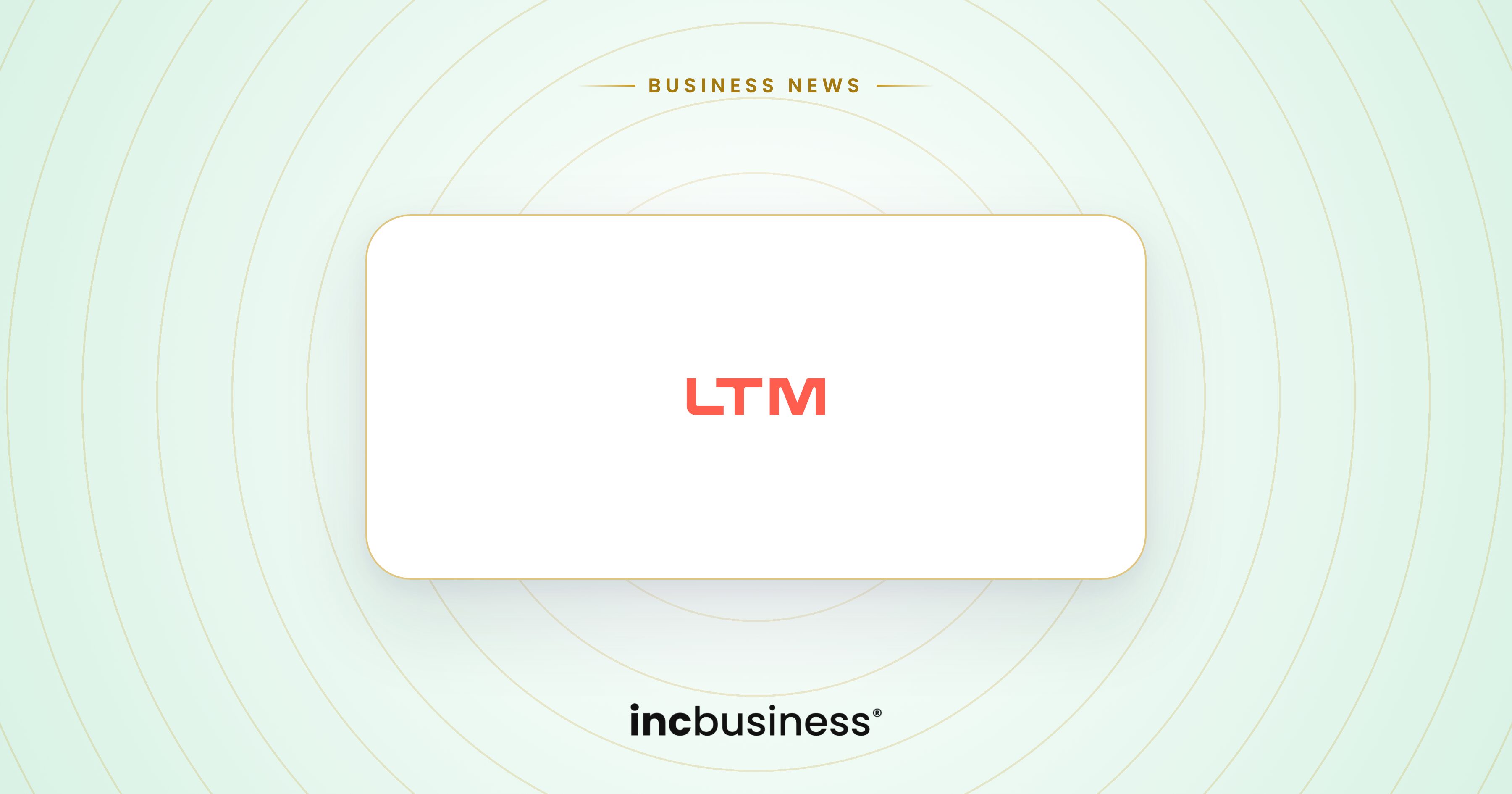 LTM GCC unit: the LTM logo on a light cover with a Business News label