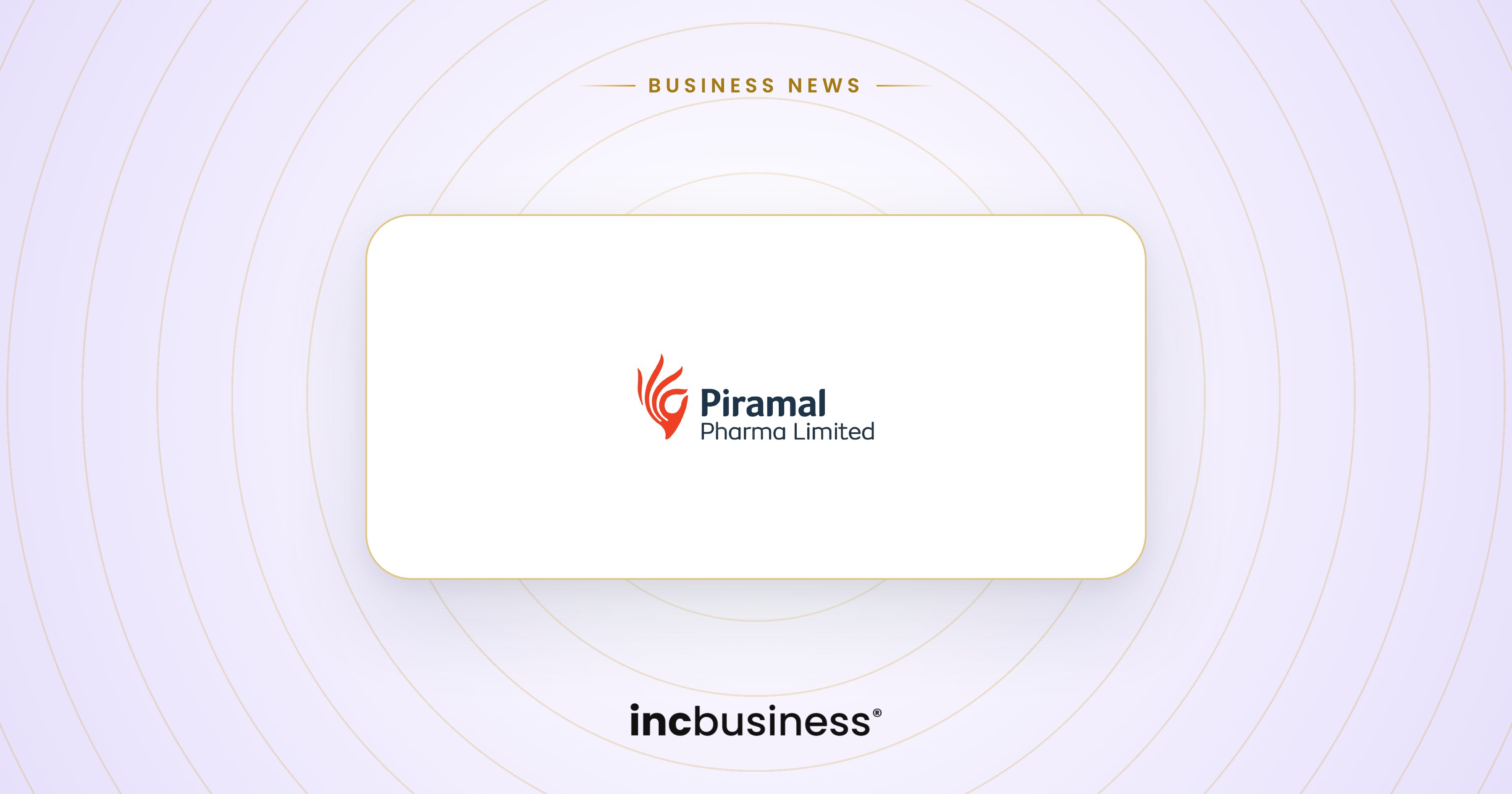 Piramal Pharma results: the Piramal Pharma Limited logo on a light background