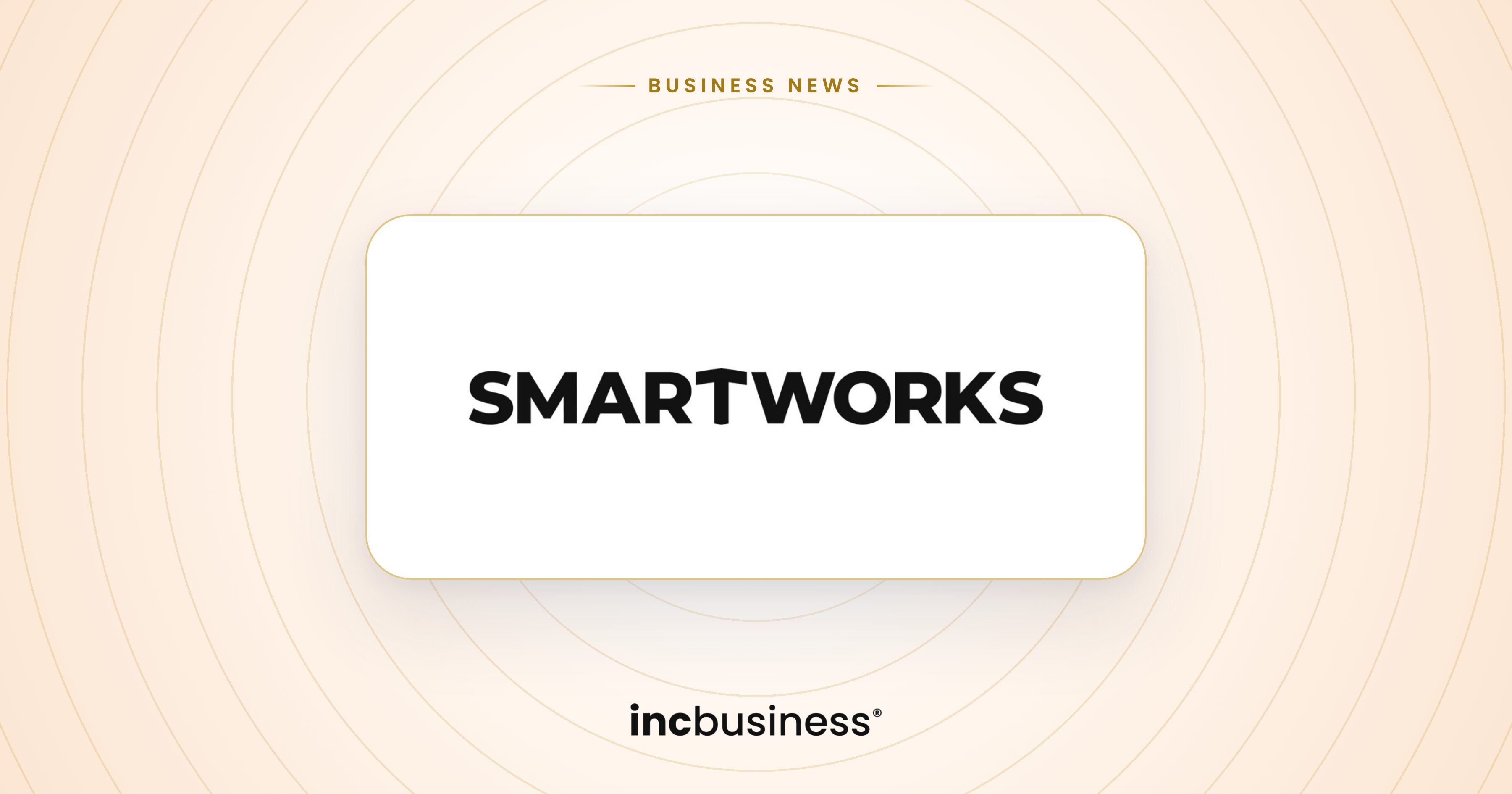 Smartworks business news: the Smartworks logo on a light cover