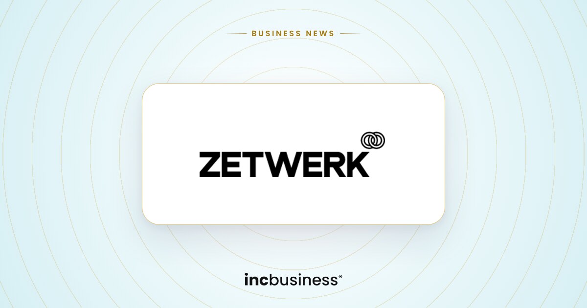 Zetwerk business news: the Zetwerk logo on a light background with the IncBusiness logo below.