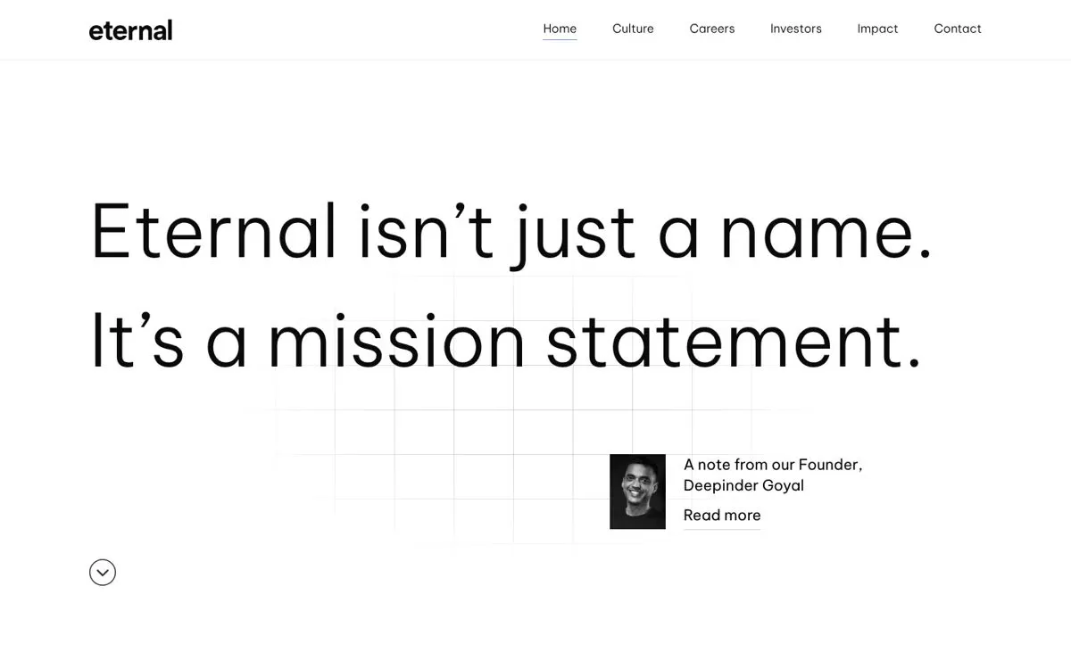 Eternal, the parent company of Zomato, corporate website, one of the best Zomato business model