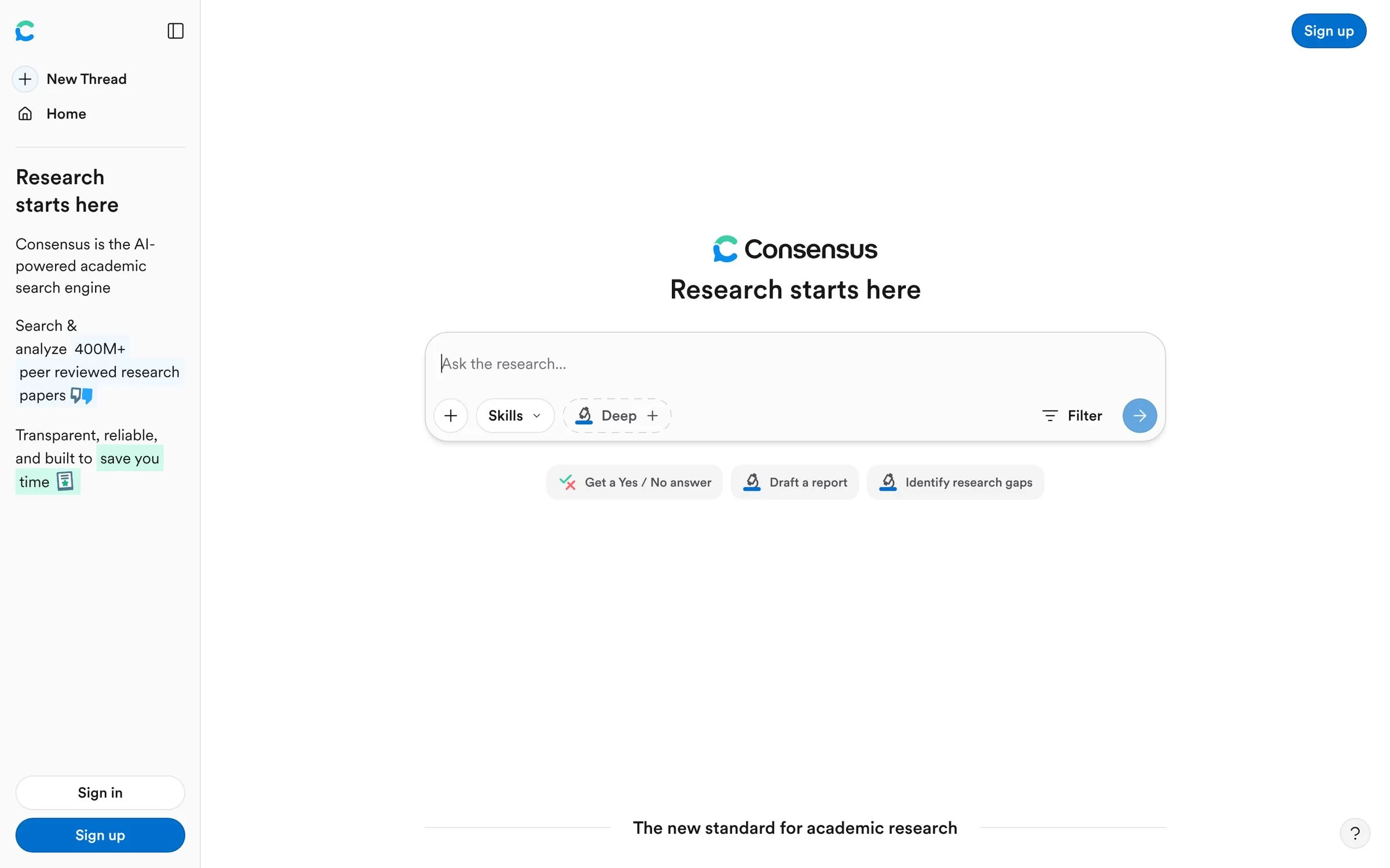 Consensus website