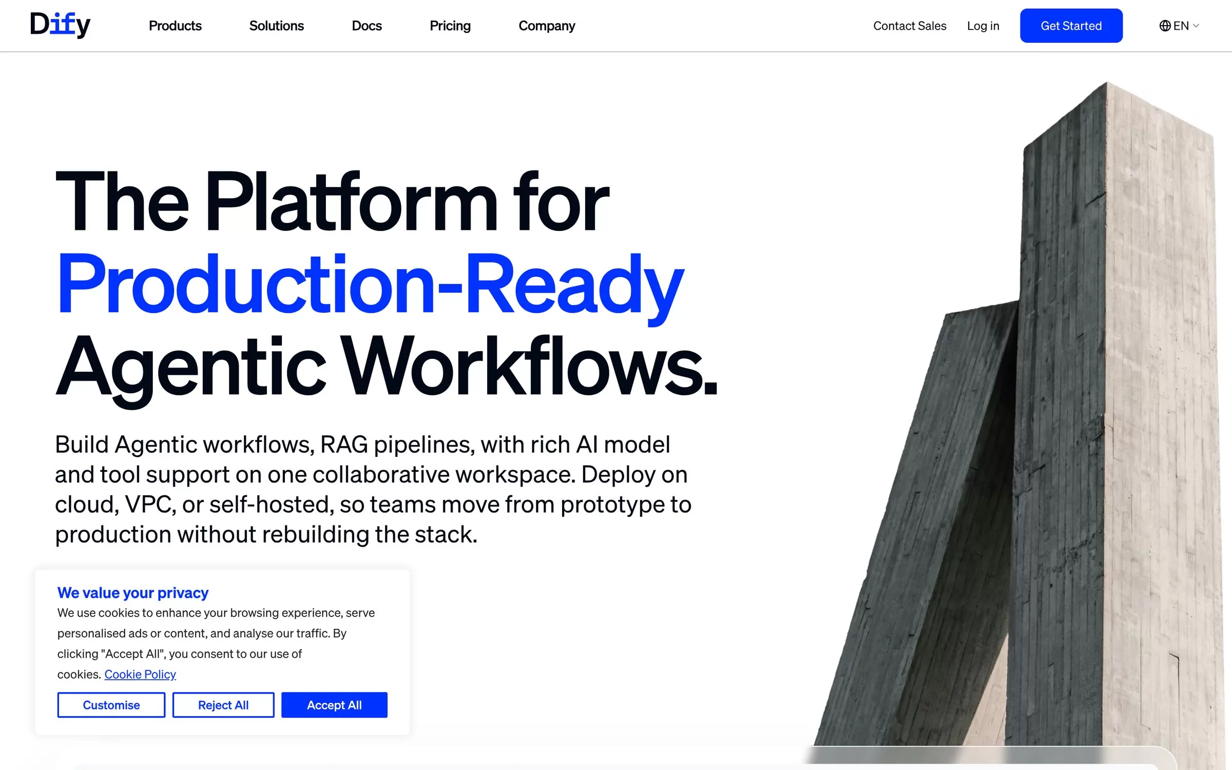 Dify website