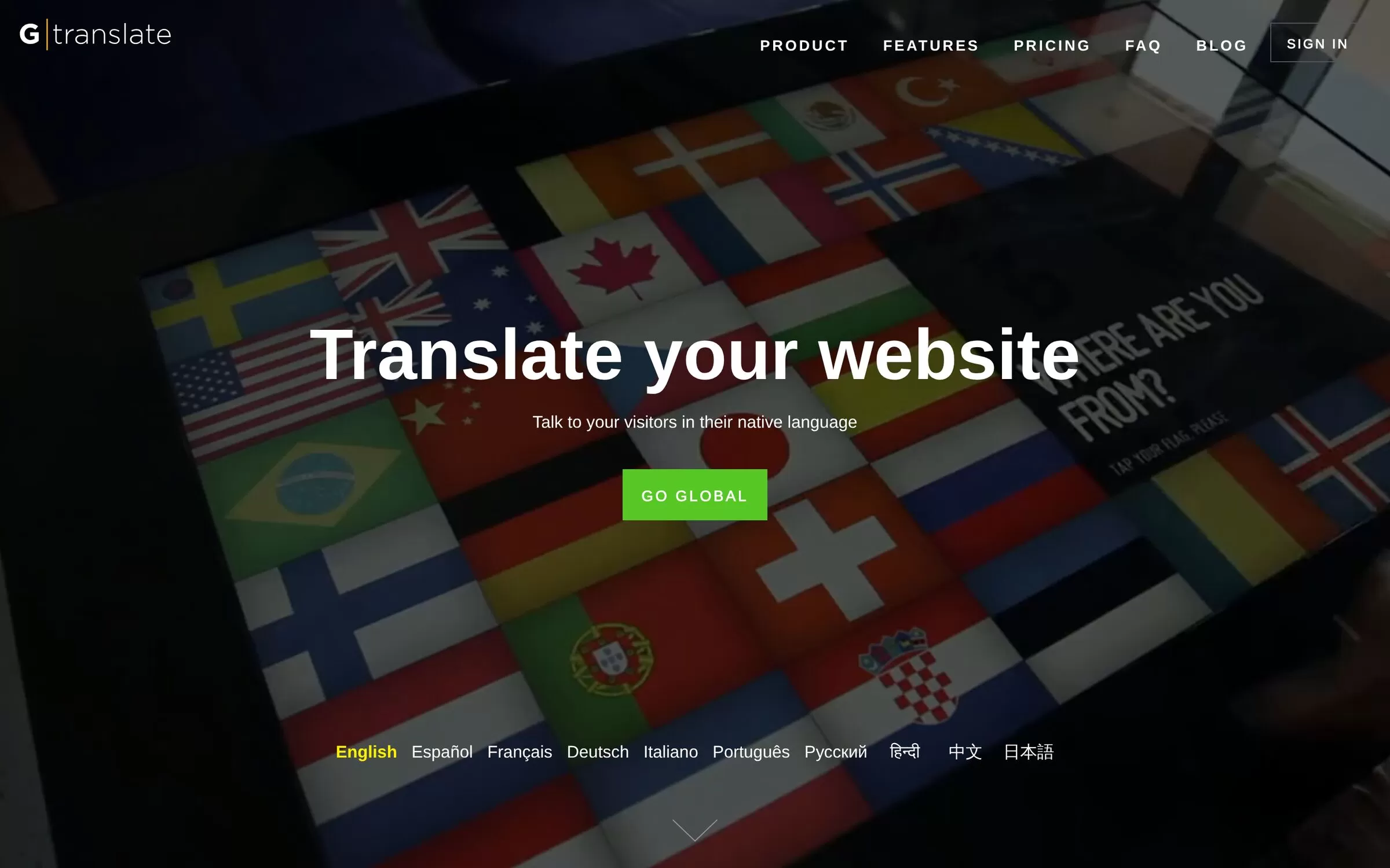 GTranslate website
