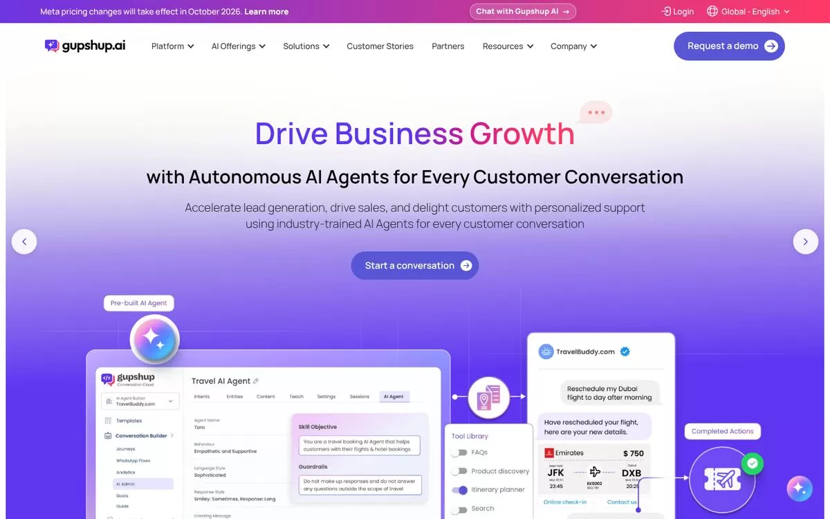 Gupshup website