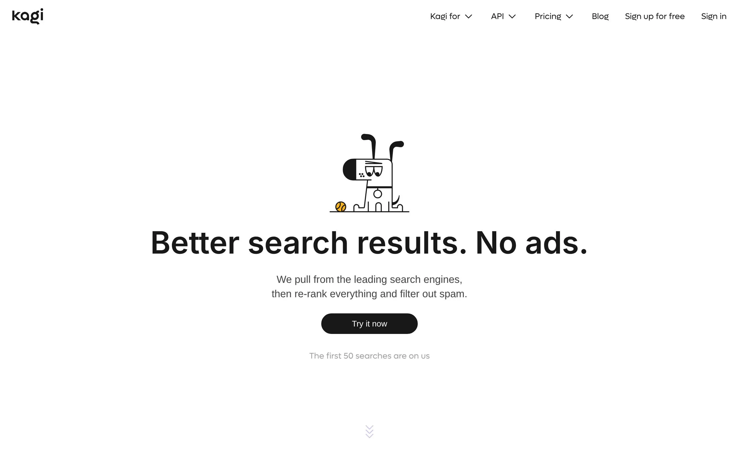 Kagi website