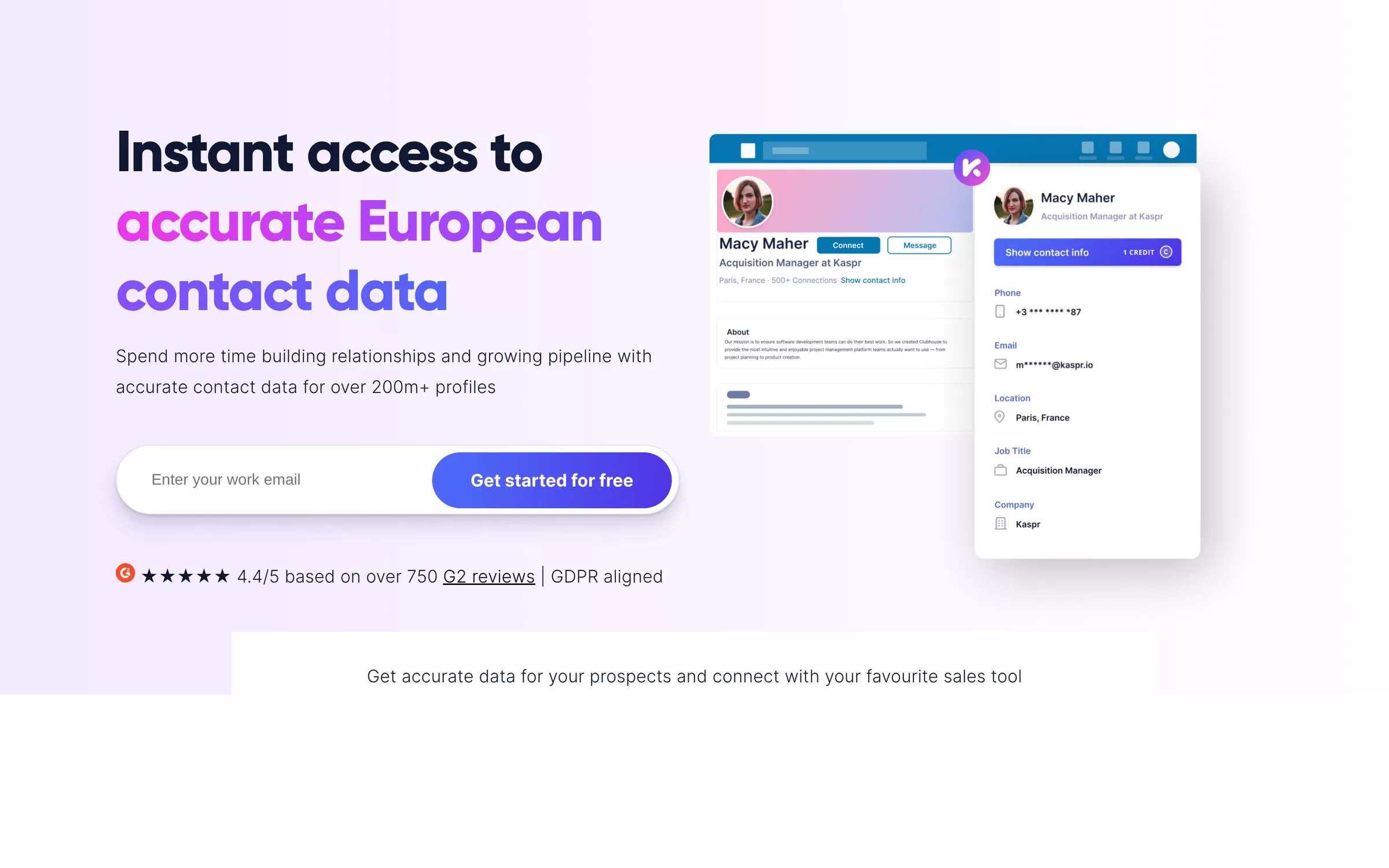 Kaspr website