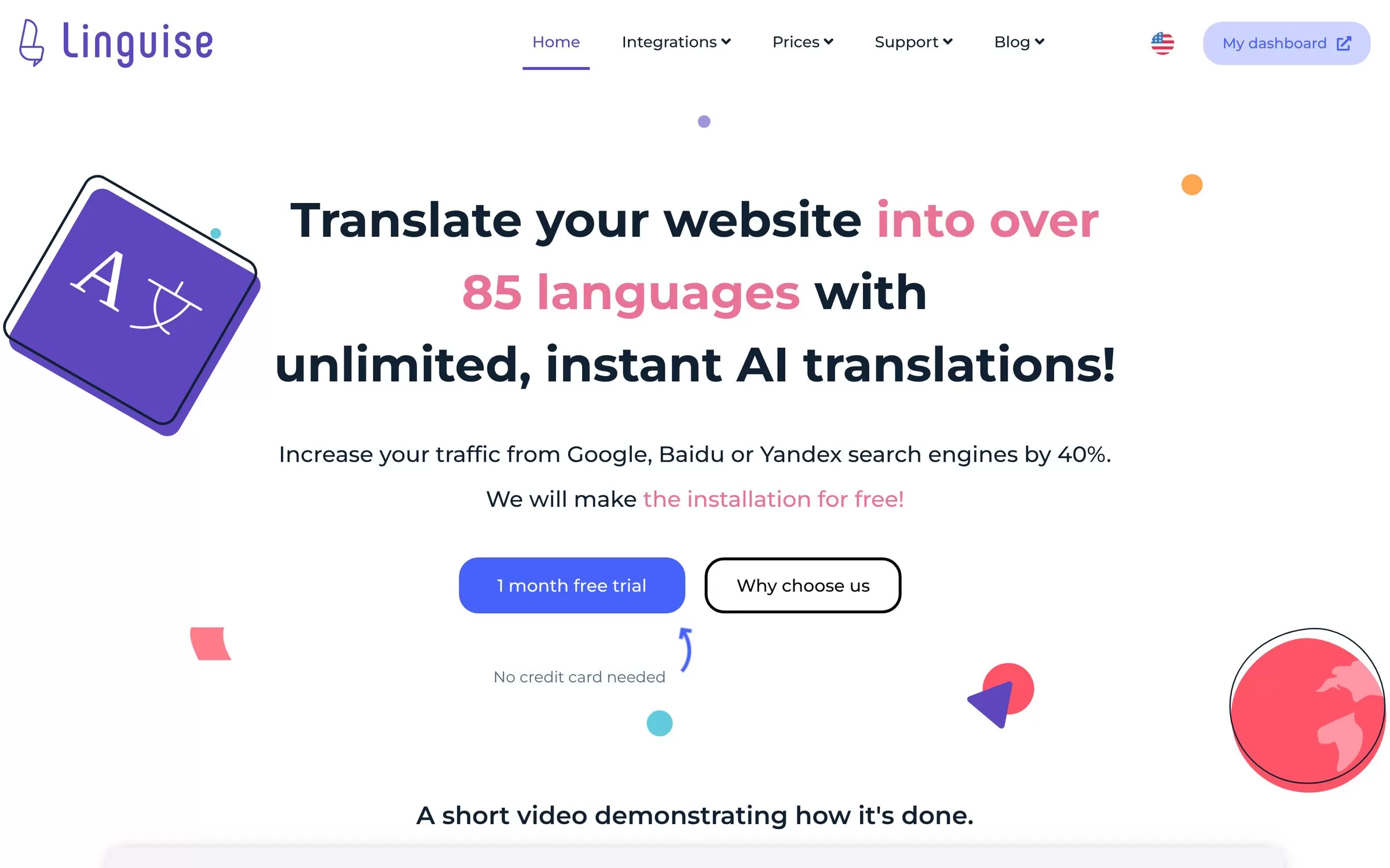 Linguise website