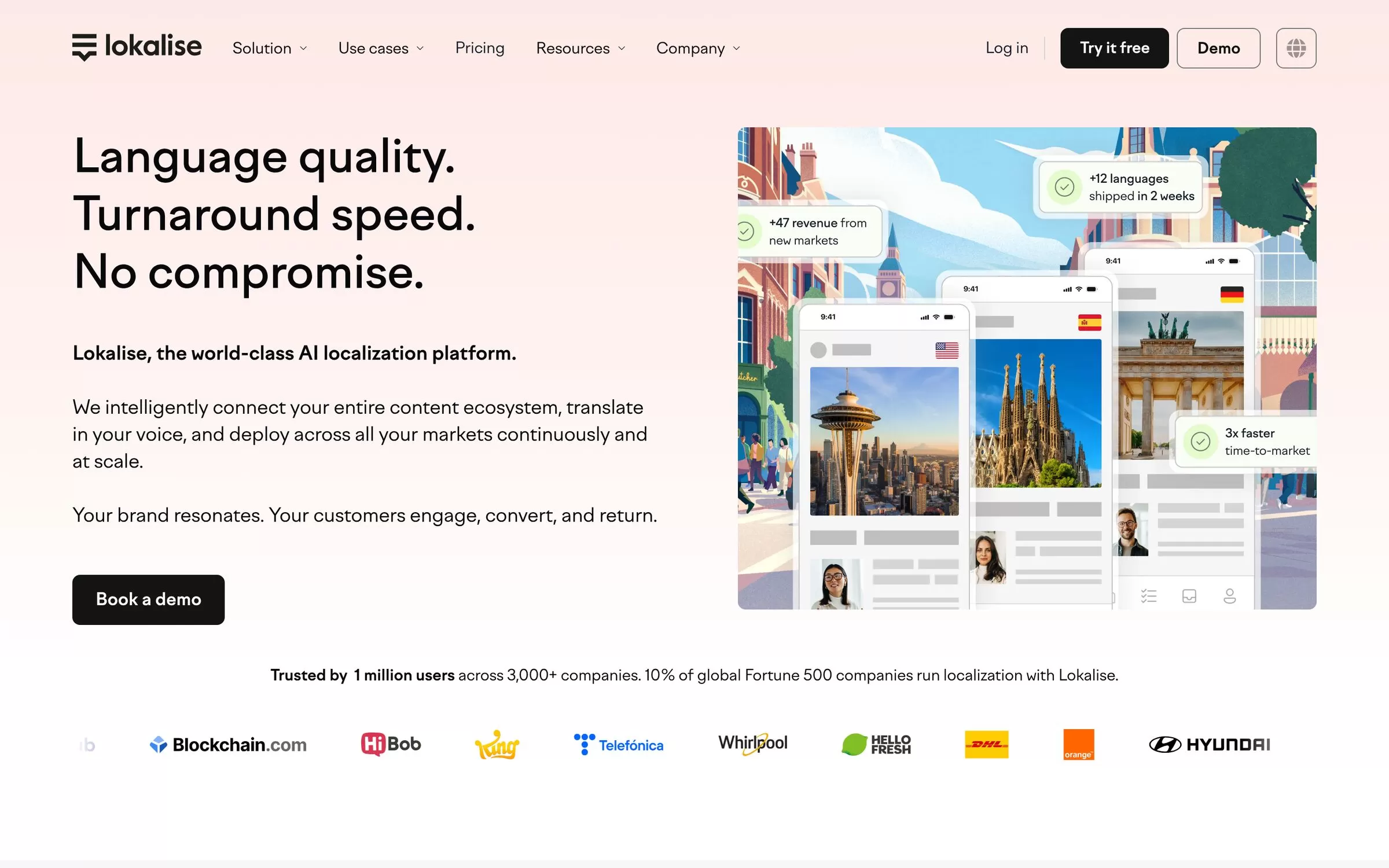 Lokalise website