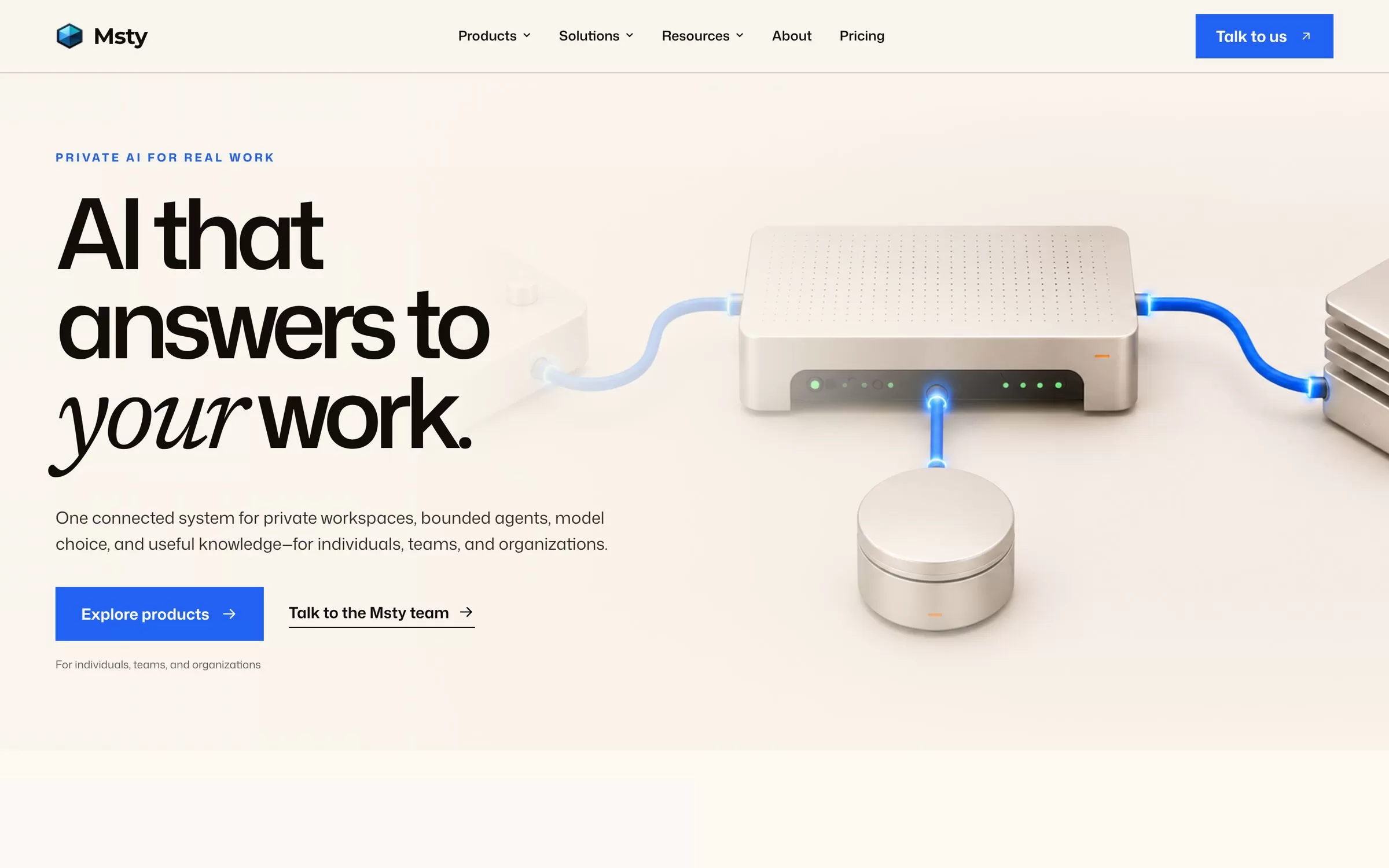 Msty website