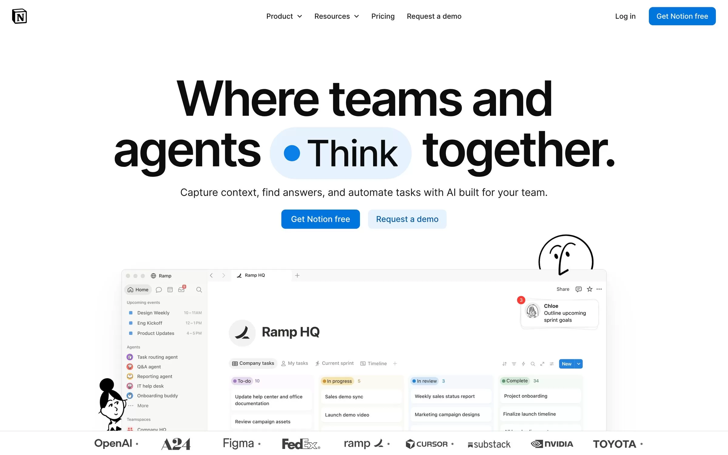 Notion website