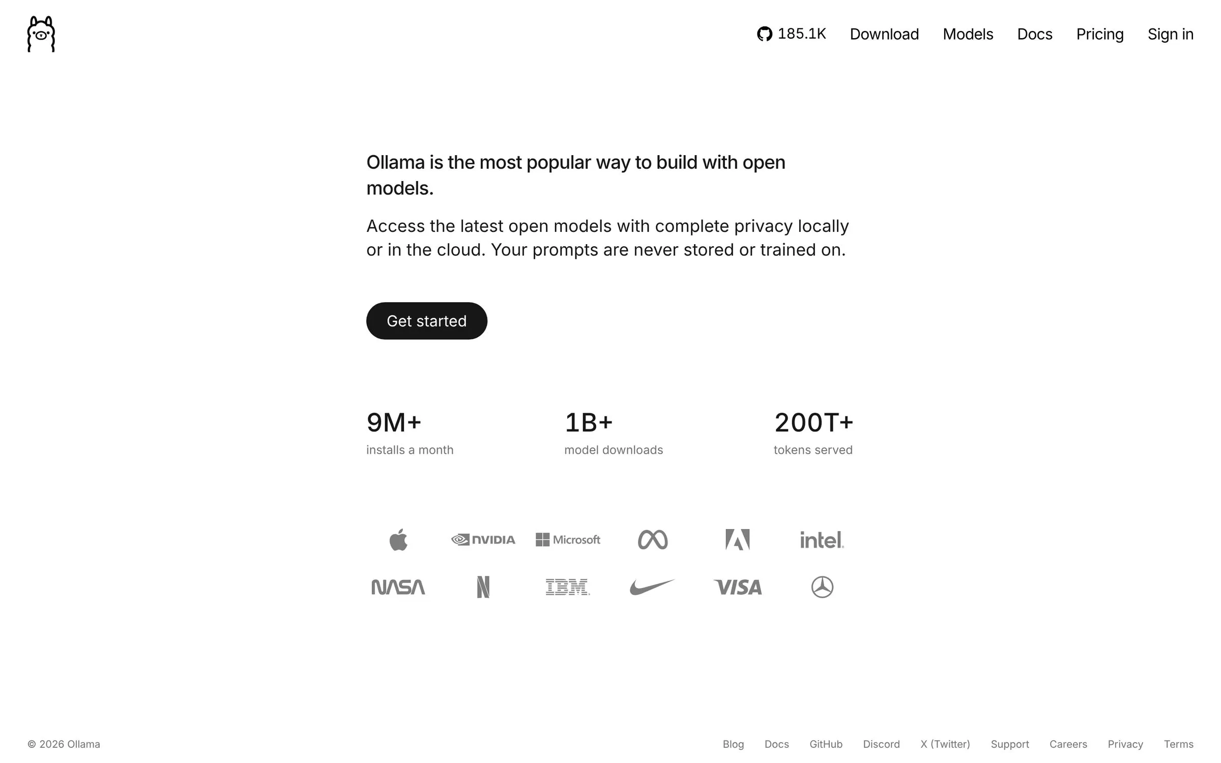 Ollama website