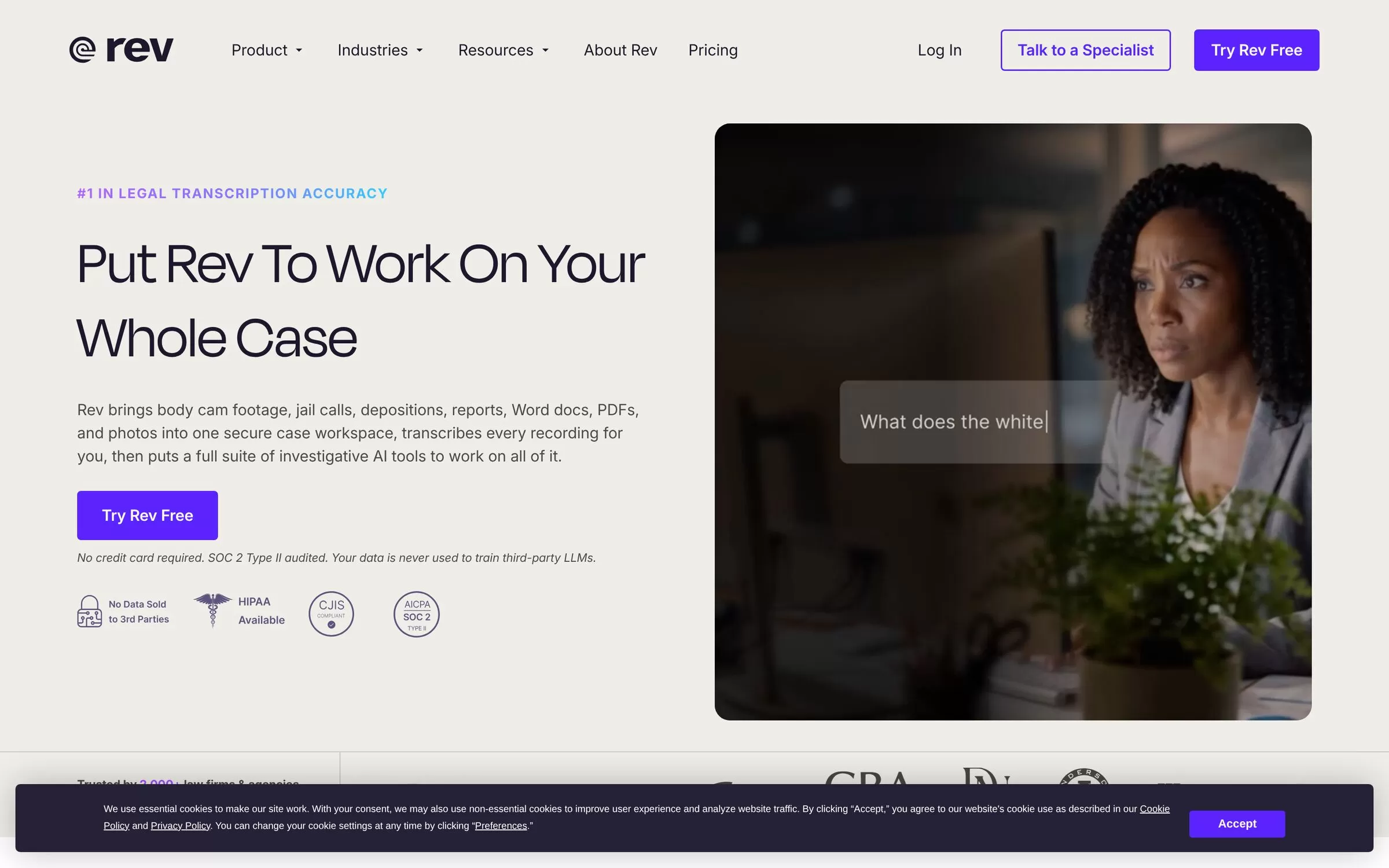 Rev website