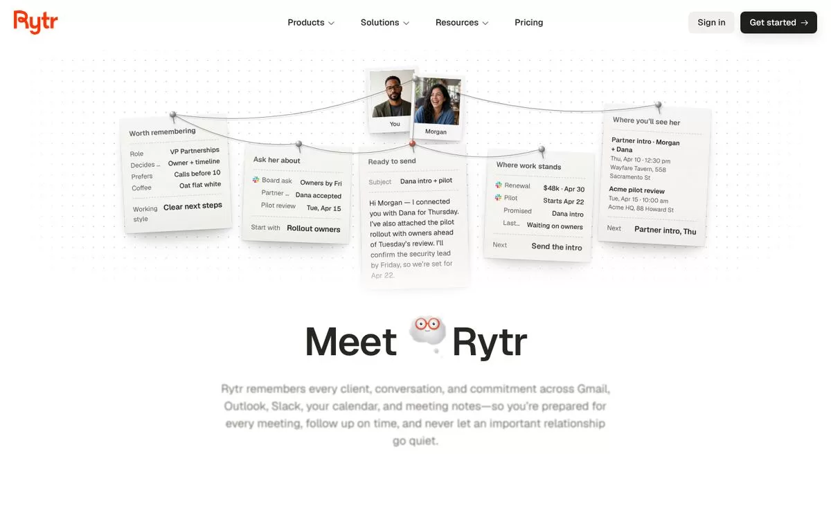 Rytr website