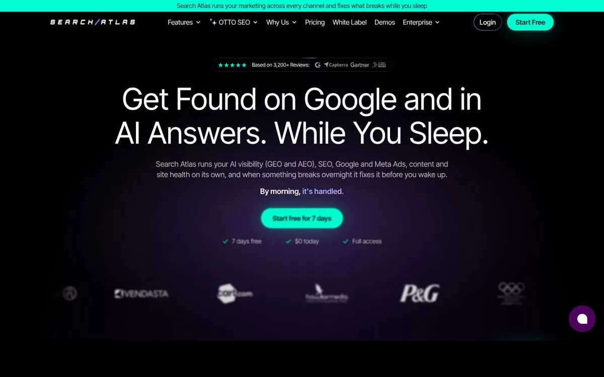 Search Atlas website