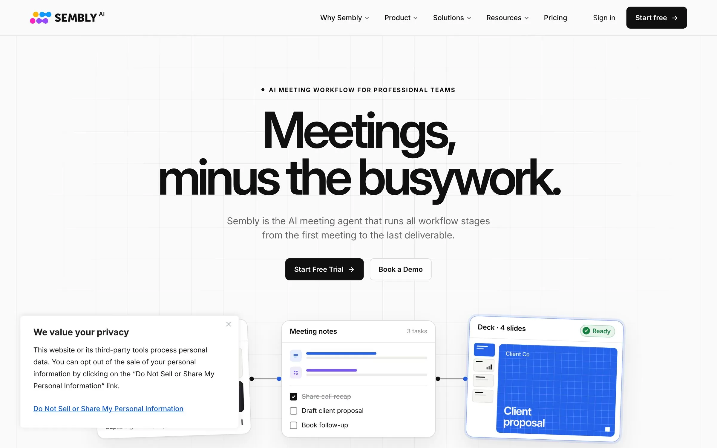 Sembly website