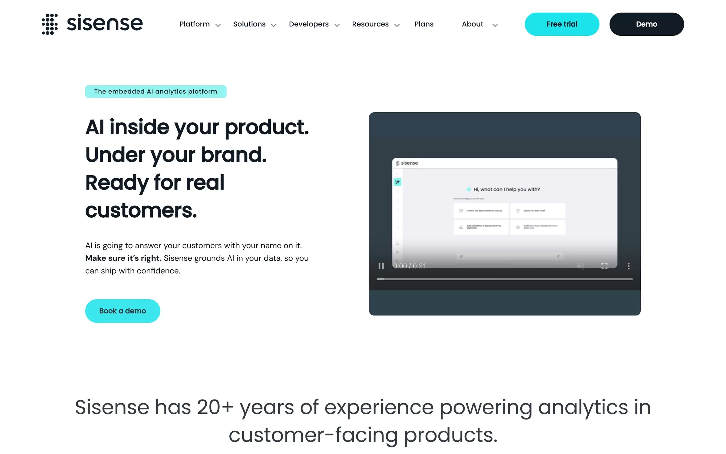 Sisense website