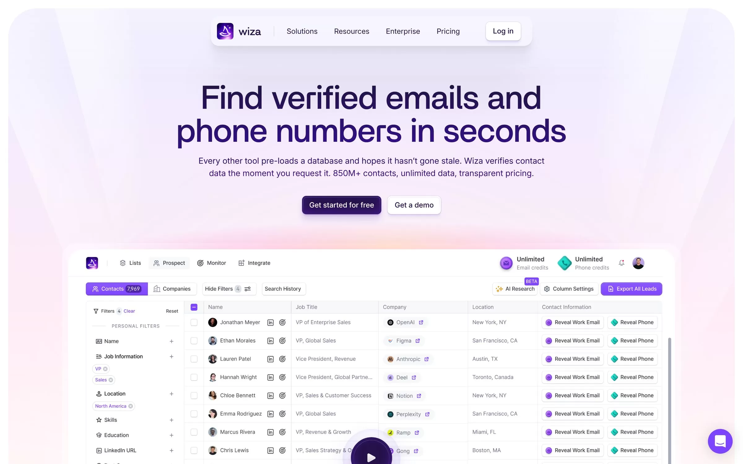 Wiza website