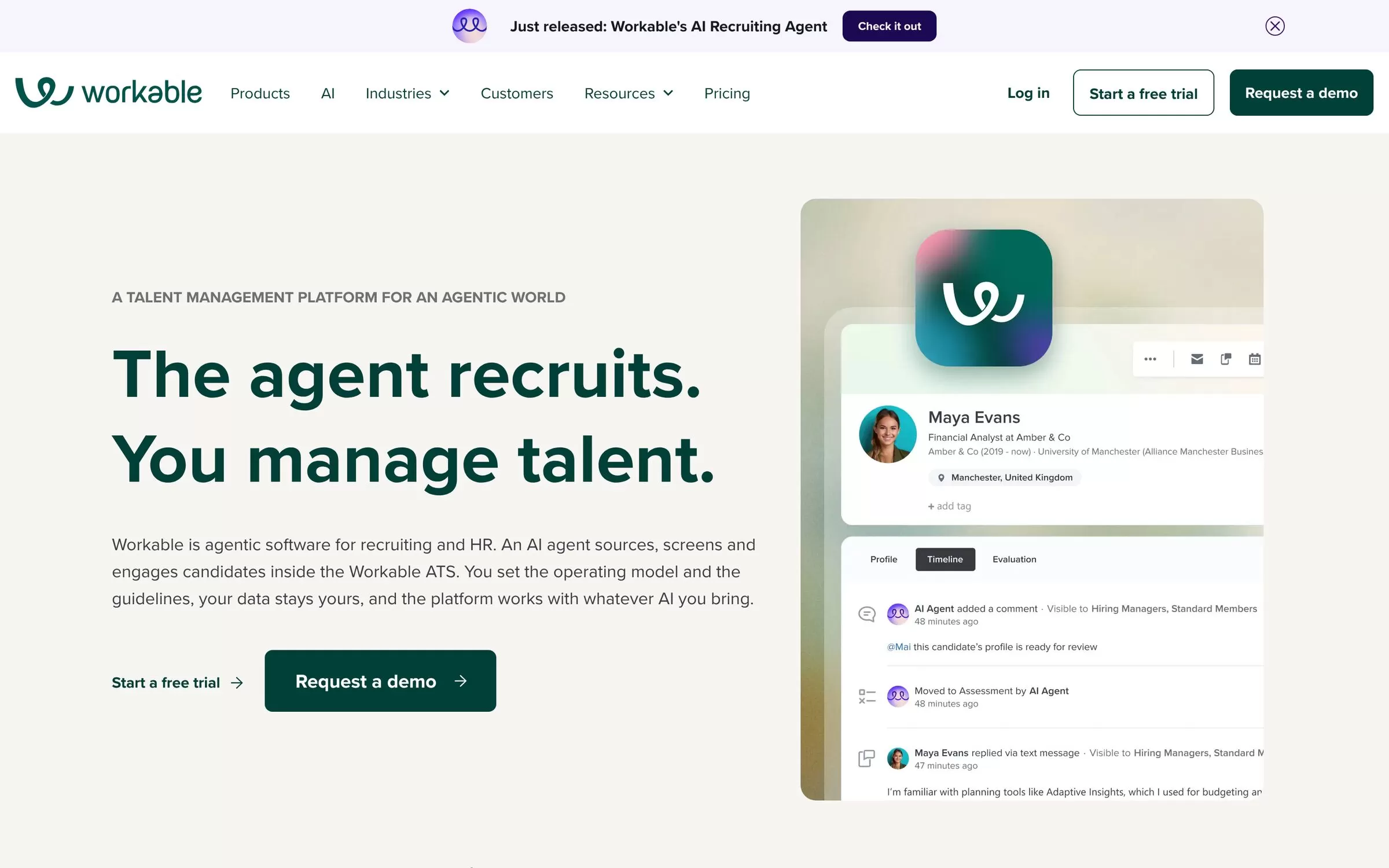 Workable website