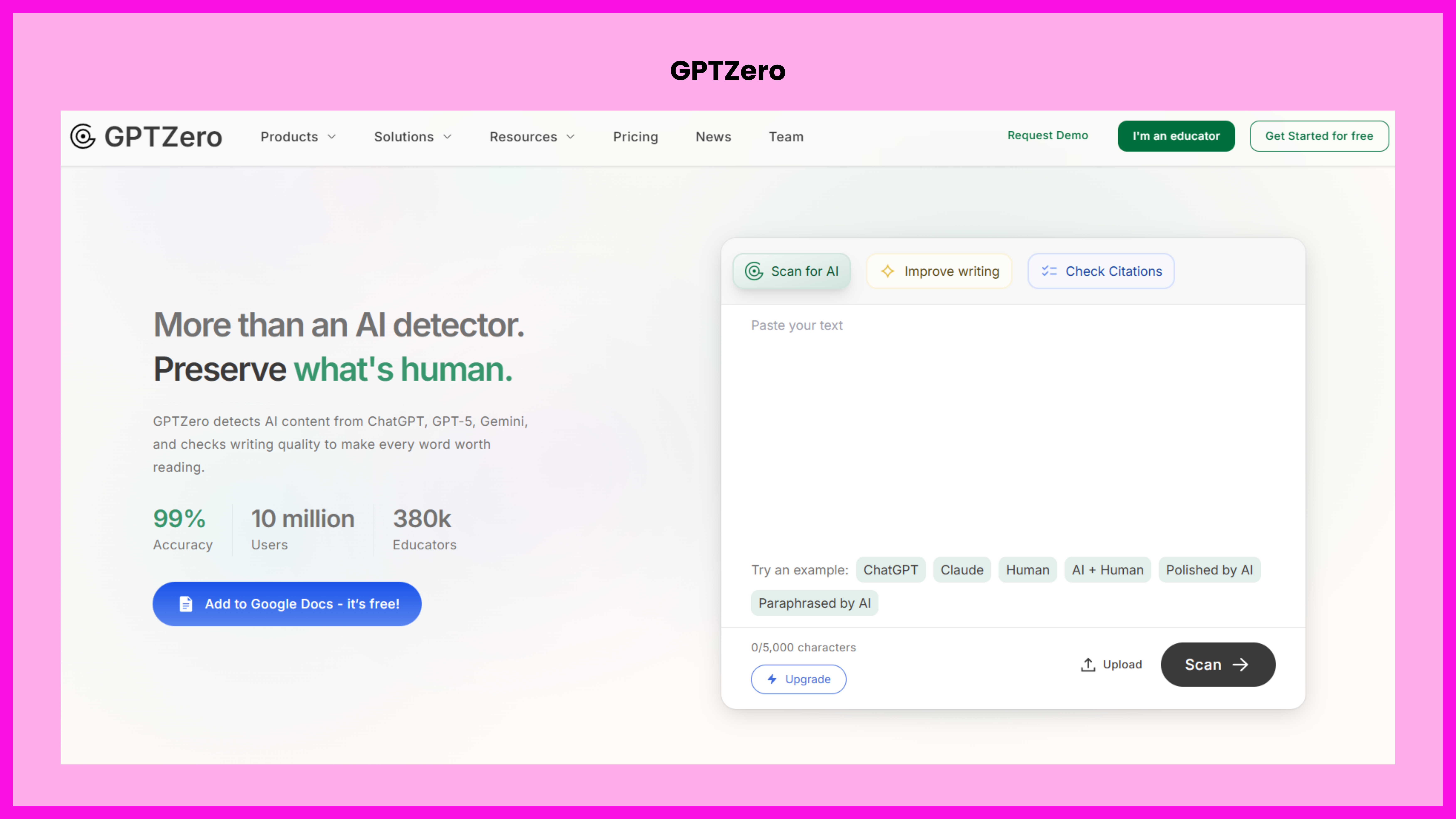 AI Detector Tools