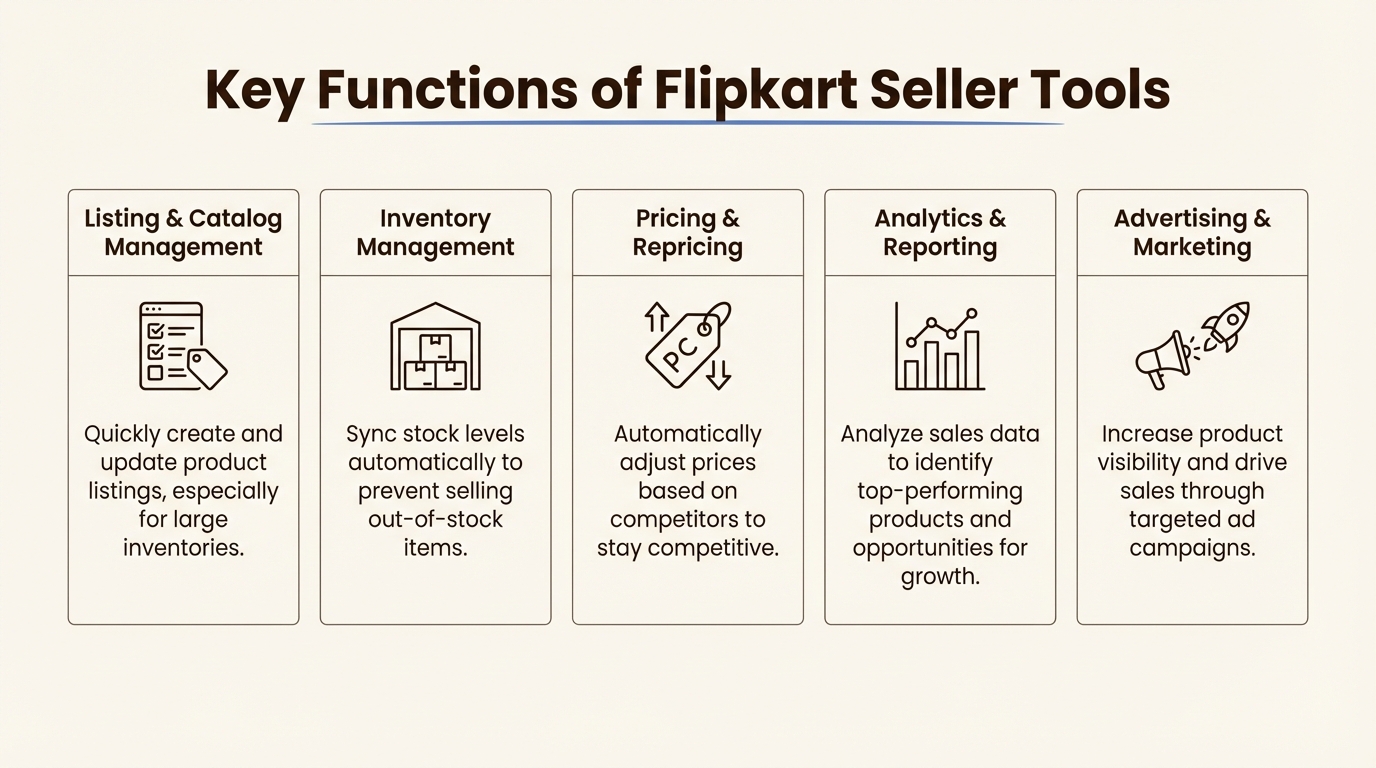 7 essential Flipkart seller tools for growth in 2026