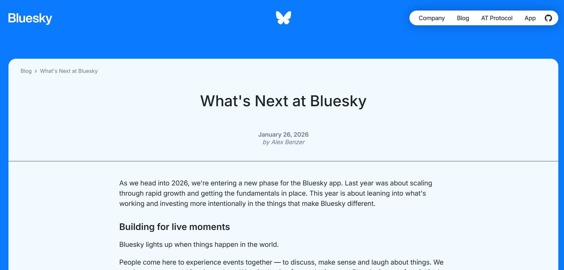 Bluesky Admits Missed Basics, Plans Major App Fixes in 2026 Roadmap
