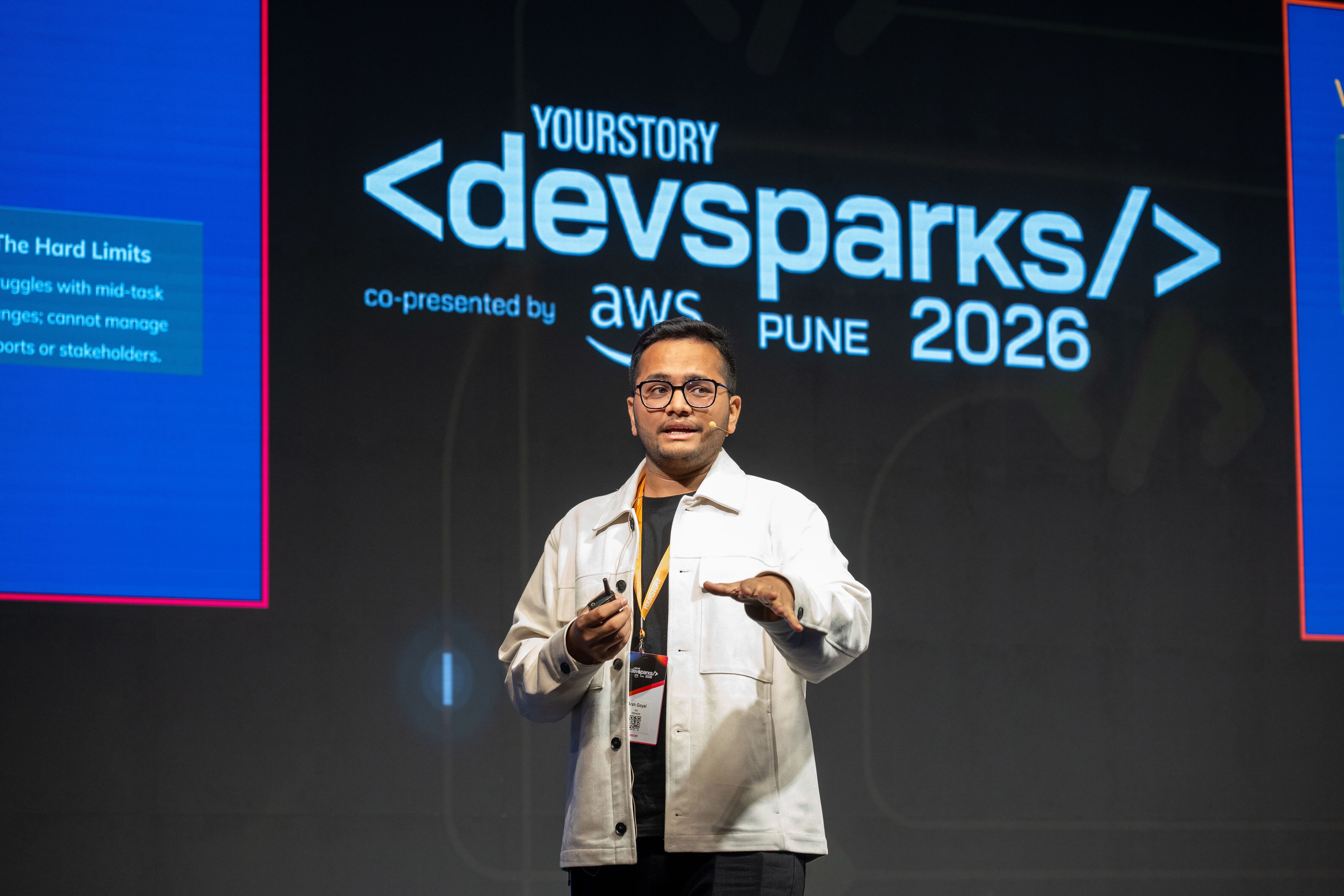 Arsh Goyal at DevSparks