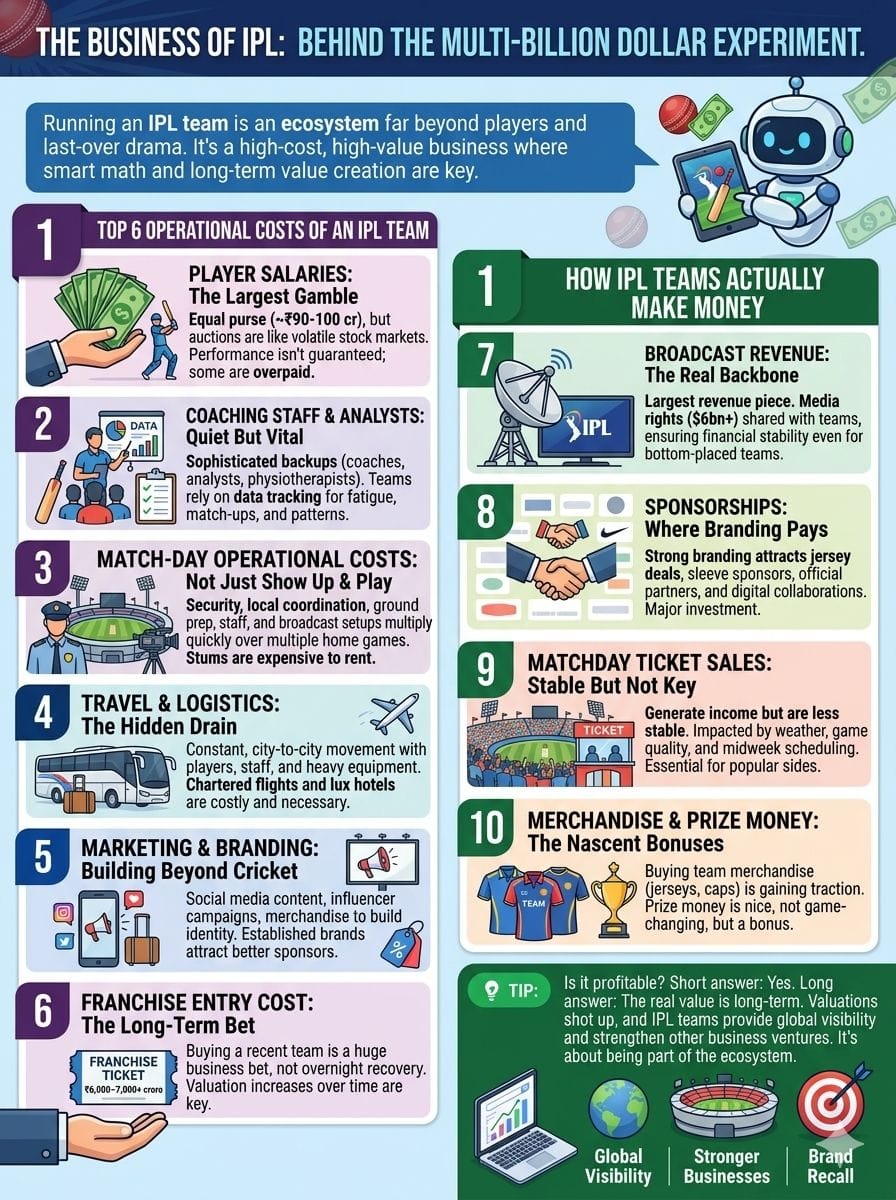 Expenses and Profits of Owning an IPL Team